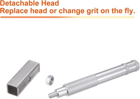 HARFINGTON 2pcs Grinding Wheel Dresser 36 Grit Diamond Grinding Wheel Stone Dressing Tool with Flat Diamond Coated Surface for Grinding Truing Deburring Wheels, Silver in Saudi Arabia