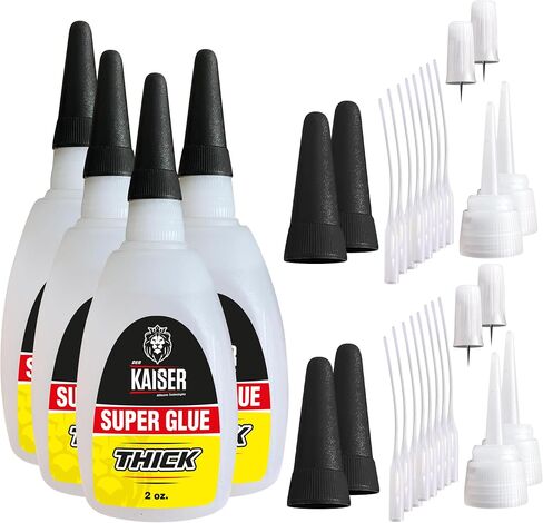Thick Cyanoacrylate (CA) Super Glue – 2 oz Bottle – Gap-Filling Adhesive for Wood, Stone, Ceramic, and DIY Repairs in Kuwait
