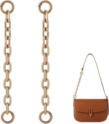 UNICRAFTALE 2Pcs 8.26 Inch/21cm Bag Extender Chain Platinum Handbag Strap Extender Bag Strap Extender Metal Cable Chain Purse Strap Extenders Bag Strap Replacement with Clasps for Bag Crafts Making in Saudi Arabia