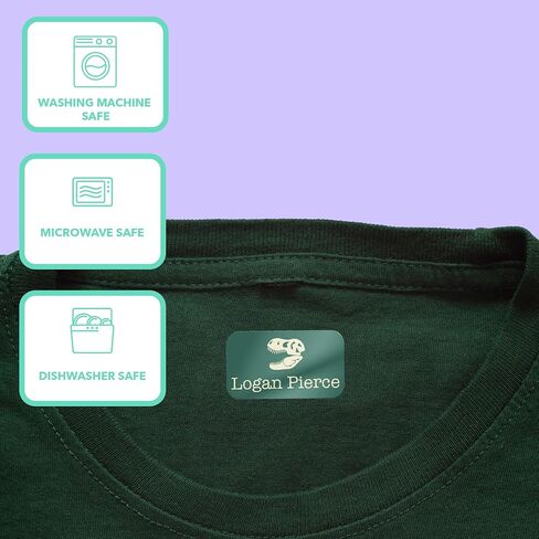 Label Daddy, Personalized Stickers Labels for Boys, Water Proof Labels for School, Suitable Tag Kids Items for Camping Trips and More, Extra Small Labels, Bear Design, 75 Ct in Saudi Arabia