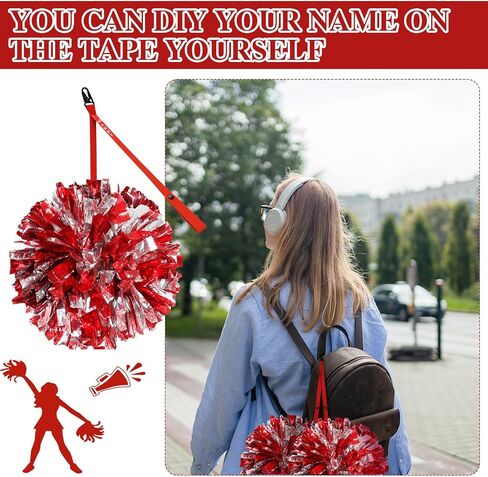 12 Pcs Pom Holder for Cheerleading Accessories for Cheerleading Blue Pom Pom Holder Cheer Stuff Cheerleading Accessories Cheerleading Gifts Favors for Cheerleader, No Pom Poms in Kuwait