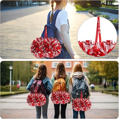 12 Pcs Pom Holder for Cheerleading Accessories for Cheerleading Blue Pom Pom Holder Cheer Stuff Cheerleading Accessories Cheerleading Gifts Favors for Cheerleader, No Pom Poms in Kuwait