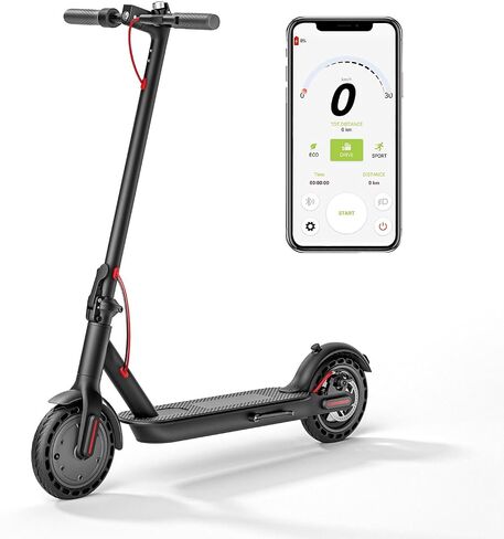 Electric Scooter Adults, Foldable 8.5" Tires E Scooter for Adults, 19 Mph, 350W Motor Fast Cooter, Kick Scooters Max 21 Miles Long Range for Commuting, Heavy Duty E-Scooter with Dual Braking System in Saudi Arabia