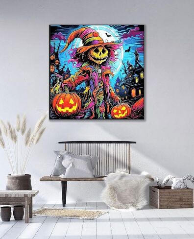 ucvjxdem skull att kits for bowns ، 5d skull skulton kits diamond kits للمبتدئين ، DIY Cloy Drill Dots Gem Art and Crafts ، Home Wall Decor 12x16inch in Saudi Arabia