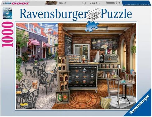 Ravensburger Quaint Cafe 1000 Piece Jigsaw Puzzle for Adults - 12000541 - Handcrafted Tooling, Made in Germany, Every Piece Fits Together Perfectly in Saudi Arabia