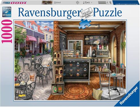 Ravensburger Quaint Cafe 1000 Piece Jigsaw Puzzle for Adults - 12000541 - Handcrafted Tooling, Made in Germany, Every Piece Fits Together Perfectly in Saudi Arabia