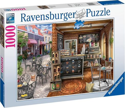 Ravensburger Quaint Cafe 1000 Piece Jigsaw Puzzle for Adults - 12000541 - Handcrafted Tooling, Made in Germany, Every Piece Fits Together Perfectly in Saudi Arabia