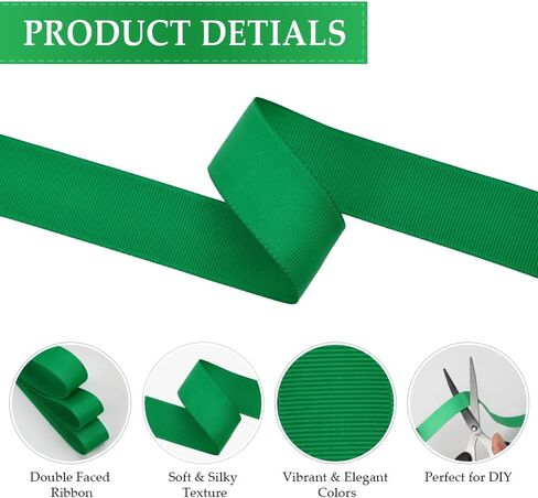 شريط Grosgrain ، 1 بوصة × 50 ياردة أبيض الشريط الصلب ألوان الشريط لفة الشريط أشرطة لشرائط التغليف للهدية للحرف اليدوية أقواس الخياطة أقواس الشعر باقات الزفاف in Kuwait