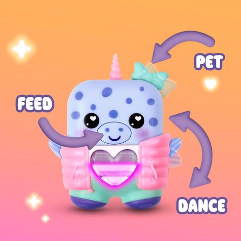 Stardream The Unicorn ، Toy Electronic Pet Unicorn ، 70+ ردود ، ألعاب تململ تفاعلية للفتيات والفتيان الذين تتراوح أعمارهم بين 5+ in Saudi Arabia