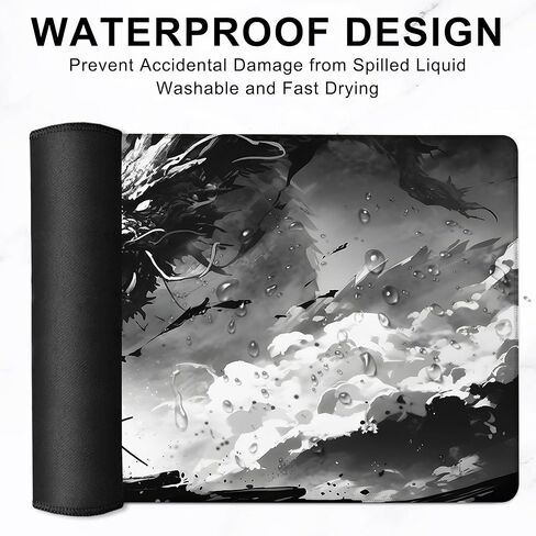 Desk Pad, Abstract Boho Minimalist Line Flowers Large Gaming Mouse Pad,Desk Mat for Keyboard and Mouse with Stitched Edges and Non-Slip Rubber Base for Work Game Office Home 31.5x11.8in in Saudi Arabia