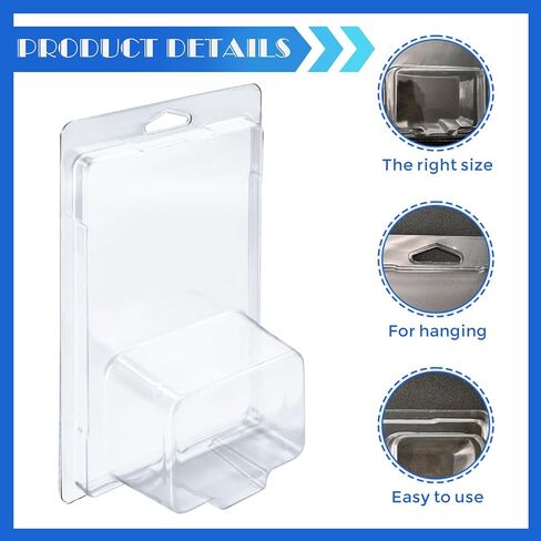 30 Pcs Protector Packs Case Compatible with Hot Wheels Model Car 7.5 x 5 x 2 Inch Clamshell Cases Clear Plastic Display Protective in Saudi Arabia