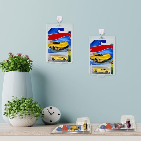 30 Pcs Protector Packs Case Compatible with Hot Wheels Model Car 7.5 x 5 x 2 Inch Clamshell Cases Clear Plastic Display Protective in Saudi Arabia
