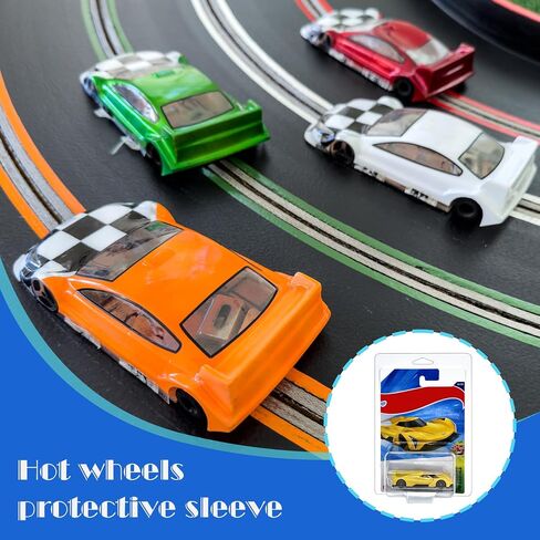 30 Pcs Protector Packs Case Compatible with Hot Wheels Model Car 7.5 x 5 x 2 Inch Clamshell Cases Clear Plastic Display Protective in Saudi Arabia