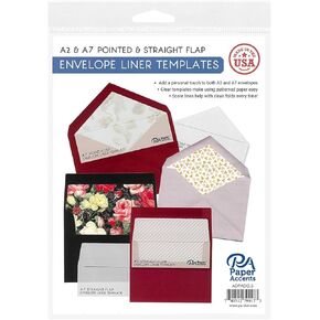 Envelope Liner Templates 4pc A2 & A7