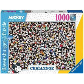 Ravensburger Disney Mickey Mouse Challenge 1000 Piece Jigsaw Puzzle for Adults - 12000529 - Handcrafted Tooling, Made in Germany, Every Piece Fits Together Perfectly