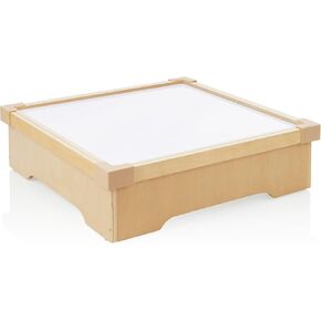 Guidecraft LED Tabletop Lightbox: Kids Learning and Educational Accessory, Build, Play, and Display Building Blocks