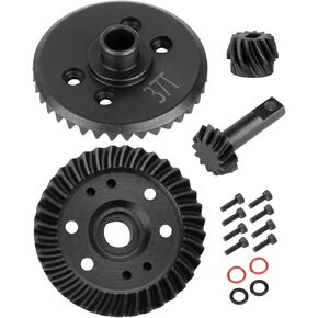 13-37T Front Rear Differential Gear Assembly Upgrades Part for 1/10 Slash 4×4 Stampede 4×4 VXL Hoss 4×4 VXL Revo Rustler 4×4 Slayer 4×4 Slayer Pro 4×4 Stampede 4×4 Summit T-Maxx XO-1 RC Car