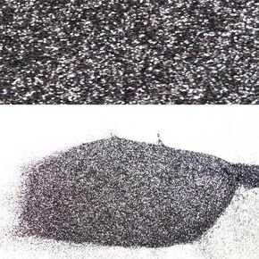 Tracker Boat Metal Glitter Flake 135663 | Gunmetal Silver (8 oz)