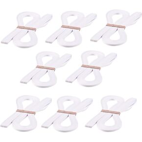 White Quilling Paper Strips 5mm Paper Filigee Scrolling Pure White 0.2inch Quilling Strip Craft Paper Quill Filigree Paper Coil Rolled Paper Strip (4)