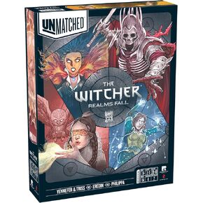 Restoration Games, Unmatched The Witcher Steel & Silver - Strategy Fighting Board Game - for 2 Players and Ages 9+ (Unmatched Witcher Steel & Silver)