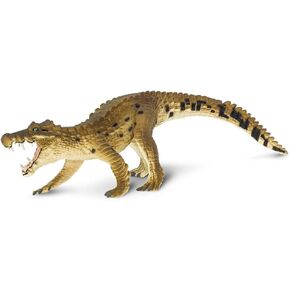 Safari Ltd. Wild Safari Prehistoric World Kaprosuchus Figurine - Detailed 8.25" Plastic Model Figure - Fun Educational Play Toy for Boys, Girls & Kids Age 3+