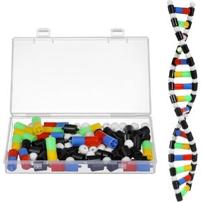 iplusmile DNA Model Kit, Double Helix Structure DNA Models, Biological Science Popularization Teaching Tool for Students, Early Education Toys for DNA Assembling Display