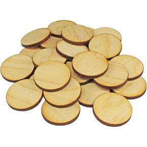 LITKO 28.5mm Circular Miniature Bases | 25 Pack | Round Base | Compatible With Warhammer 40K | WH40K (.030 Heavy Duty Magnet Bottom)