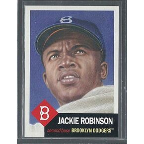 2018 Topps Living Set Card #42 - Jackie Robinson - Print Run: 13147 Online Exclusive SP Brooklyn Dodgers