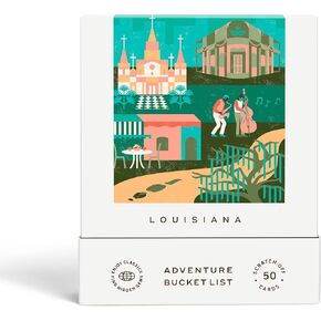 Louisiana Adventure Bucket List: 50 Scratch-Off Cards for Outdoor Activities, Tourist Attractions, and Road Trips - Perfect Travel Gift and Guide for Exploring Louisiana