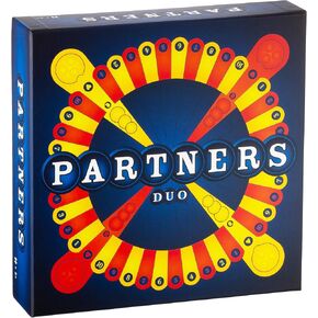 PARTNERS Duo | 1st USA Edition | A 1vs1 Strategy Game | Perfect 2 Player Game for Game Night with Friends, Family, Adults, Significant Others, Teens, All Ages