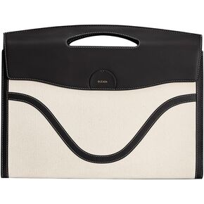 Captain Sleeve Suite Plus | Fits up to 16" Laptop | Leather Sleeve for Women with Removable Clutch | Foldable Laptop Stand