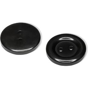 3/4" Navy 100 Pcs Sewing Buttons 2 Hole Dark Blue 0.75 Plastic Buttons Polished 30L Glossy Finish Round Uniform Buttons for Sewing Jacket Work Uniforms Workwear School Chef Pants Jacket Bags Craft DIY