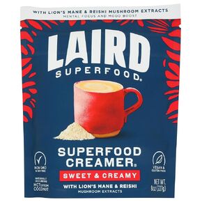 LAIRD SUPERFOOD Sweet & Creamy Superfood Creamer, 8 OZ
