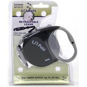LSP SOBAKEN Dog Supplies 8703 Lil Pals Retractable Lead Black
