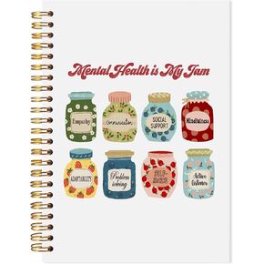Cute Mental Health Awareness Spiral Notebook, School Psychologist Gifts, Therapy Journal for Therapists Counselors Social Workers, Inspirational Self Care Journal for Women, 5.5x8.3 in Kuwait