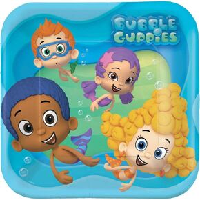 Amscan Bubble Guppies 9" Luncheon Plates (8 Pack)