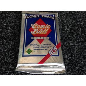 Upper Deck Looney Tunes Limited Edition Comic Ball Trading Cards Pack - 12 cards per pack