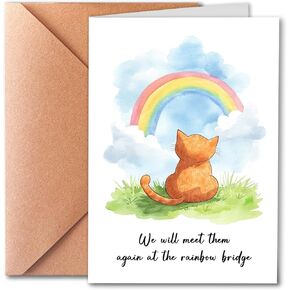 Pet Sympathy Cards for Dog | Sympathy Card for loss of Dog, Suitable for Pet Loss, Mourning and Missing Messages