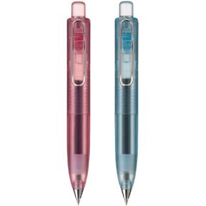Ballpoint One Gel Pen Set – 0.38mm Fine Tip in Cider & Raspberry Colors – Smooth Writing, Japanese Limited Edition Stationery – 2 Pieces Set for Notes, Journaling, Gifts