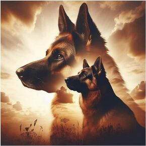 Kulvci Diamond Painting Kits for Adults Dog, Diamond Art Kits for Beginners, 5D DIY Full Drill Gem Craft for Home Decor Gift 12x12inch