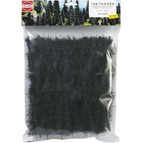 Busch 6499 Pine Assort 60110mm 100/A Scale Scenery Kit