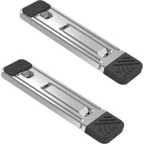 2 Pcs Laptop Stand Adjustable Height for Desk, Laptop Holder Riser Computer Stand with 3-Gears Height Adjustable, Foldable Keyboard Stand for Home and Offices