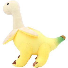 11'' Banana Dinosaur Plush Toy, Yellow Dinosur Stuffed Animal, Soft and Creative Hybrid Design, for Kids and Friends, Ideal for Birthdays, Christmas, Children's Day