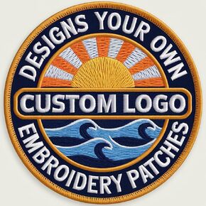 Personalized Logo Embroidered Patches, Custom Any Shape Iron On Sew On Hook and Loop Patch, Custom Image Text Logo Patches, Patch for Backpacks, Jacket, School, Team, Group