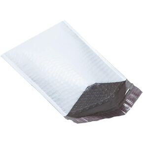 Poly Bubble Mailers – Bulk Padded Self-Seal #2 Envelopes (8.5" x 12") - Bubble Lined Shipping Envelopes - Industrial Standard Mailer Envelopes for Business (50ct)