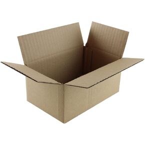 HGP 6" x 3" x 2", Single, Corrugated Cardboard Shipping Mailing Moving Box