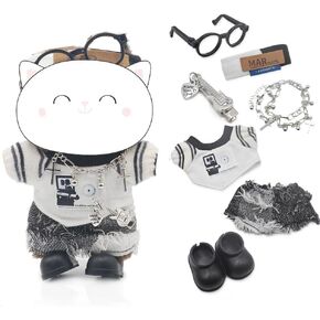 7-Piece Street Fashion Outfit Set for 17cm Fantasy Dolls (1st/2nd/3rd/sitting Party) ，Clothes Outfit for 17cm Dolls - Fine Craftsmanship (No Doll)