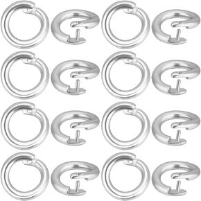 Beebeecraft 1 Box 50Pcs Split Jump Ring OD 5.5mm ID 3mm 18K Gold Plated Round Connector Locking Jump Rings Open O Ring for Charms Necklaces Pendants Bracelets Making Jewelry