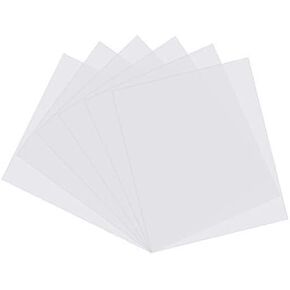 15 Pcs 7.5 mil Blank Stencil,8.5" x 11" Milky Translucent PET Stencils Sheets,Square Stencil Template Reusable Template Material for Making Your Own Stencils