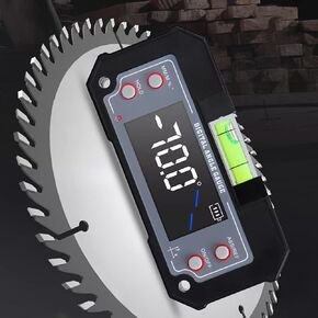 مقياس زاوية رقمي لضبط مستوى الفقاعات ومقياس الميل ومقياس XY ومنحدر محور XY لأدوات شفرة المنشار لأعمال النجارة وقاعدة مغناطيسية قوية بقياسات 4 * 90 و2 * 40 درجة مع تصنيف IP54 للإضاءة الخلفية in Kuwait